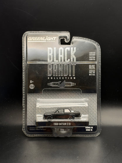 GREENLIGHT - 1968 DATSUN 510 - BLACK BANDIT COLLECTION