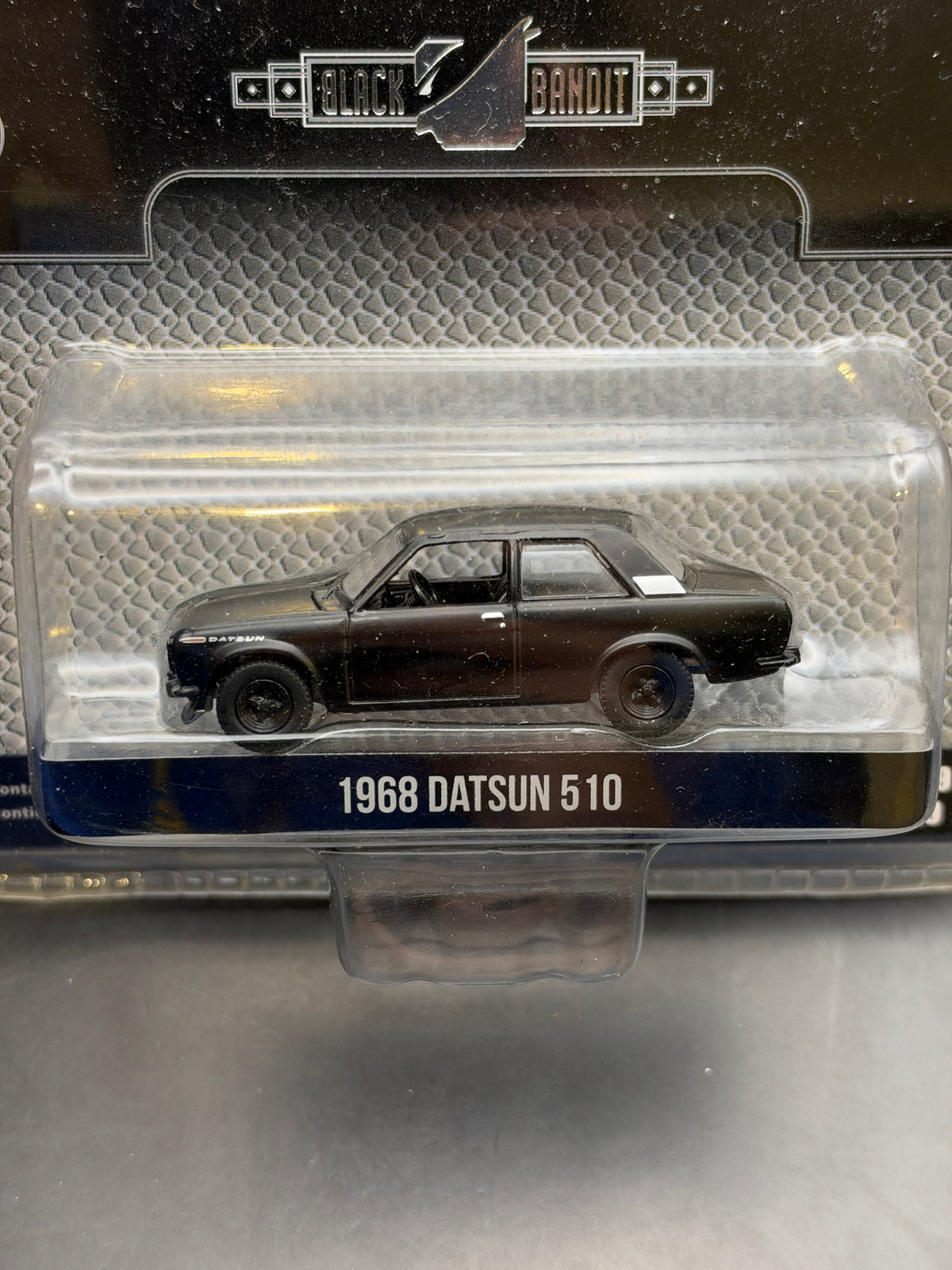 GREENLIGHT - 1968 DATSUN 510 - BLACK BANDIT COLLECTION