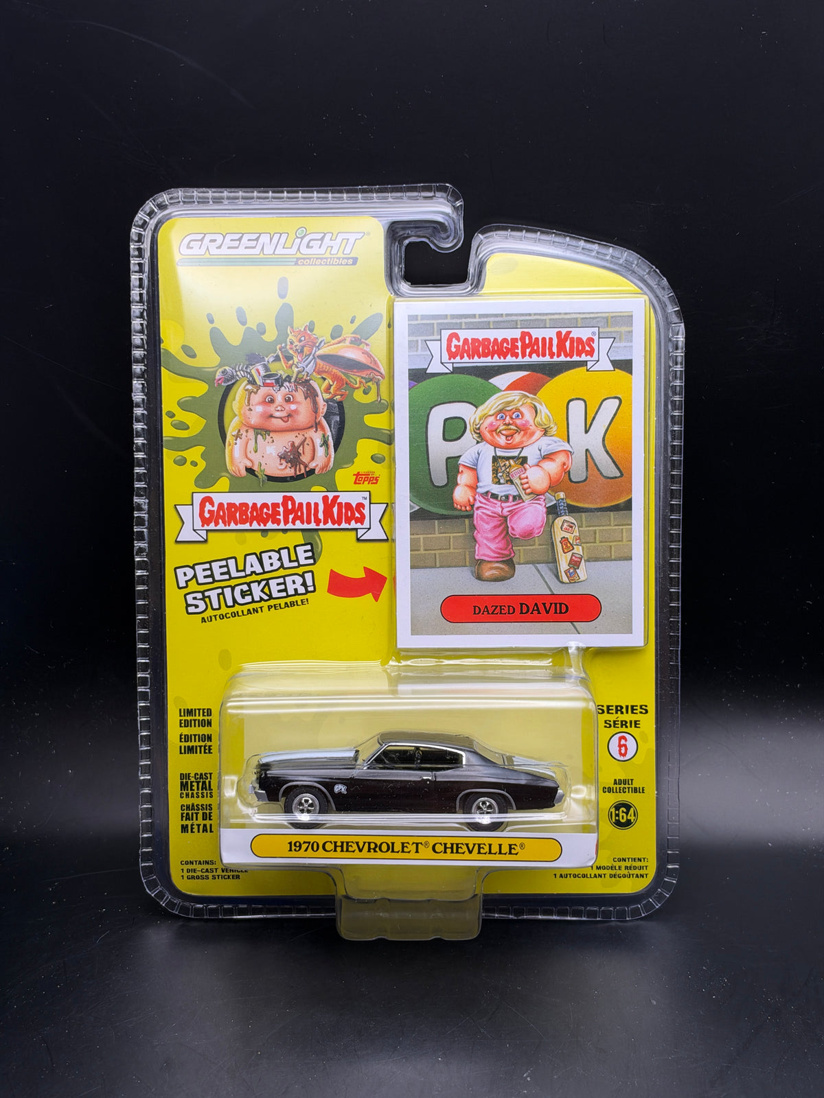 GREENLIGHT - 1970 CHEVROLET CHEVELLE - GARBAGE PAIL KIDS