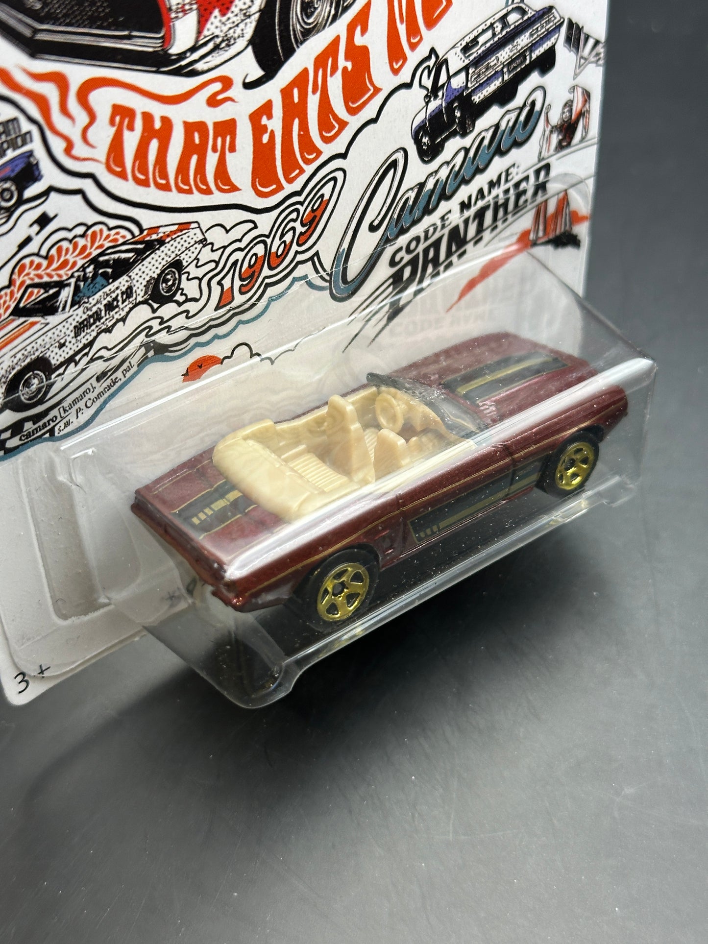 HOT WHEELS - 69 CAMARO CONVERTIBLE (2018) - HW 50th ANNIVERSARY CAMARO 2/10