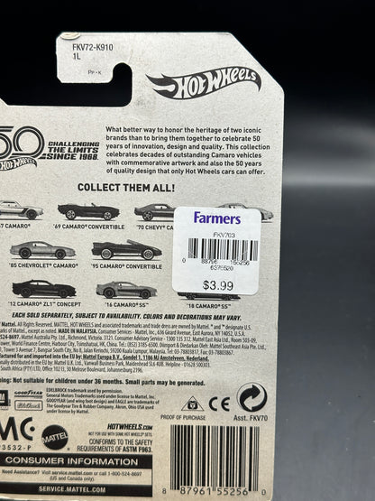 HOT WHEELS - 69 CAMARO CONVERTIBLE (2018) - HW 50th ANNIVERSARY CAMARO 2/10