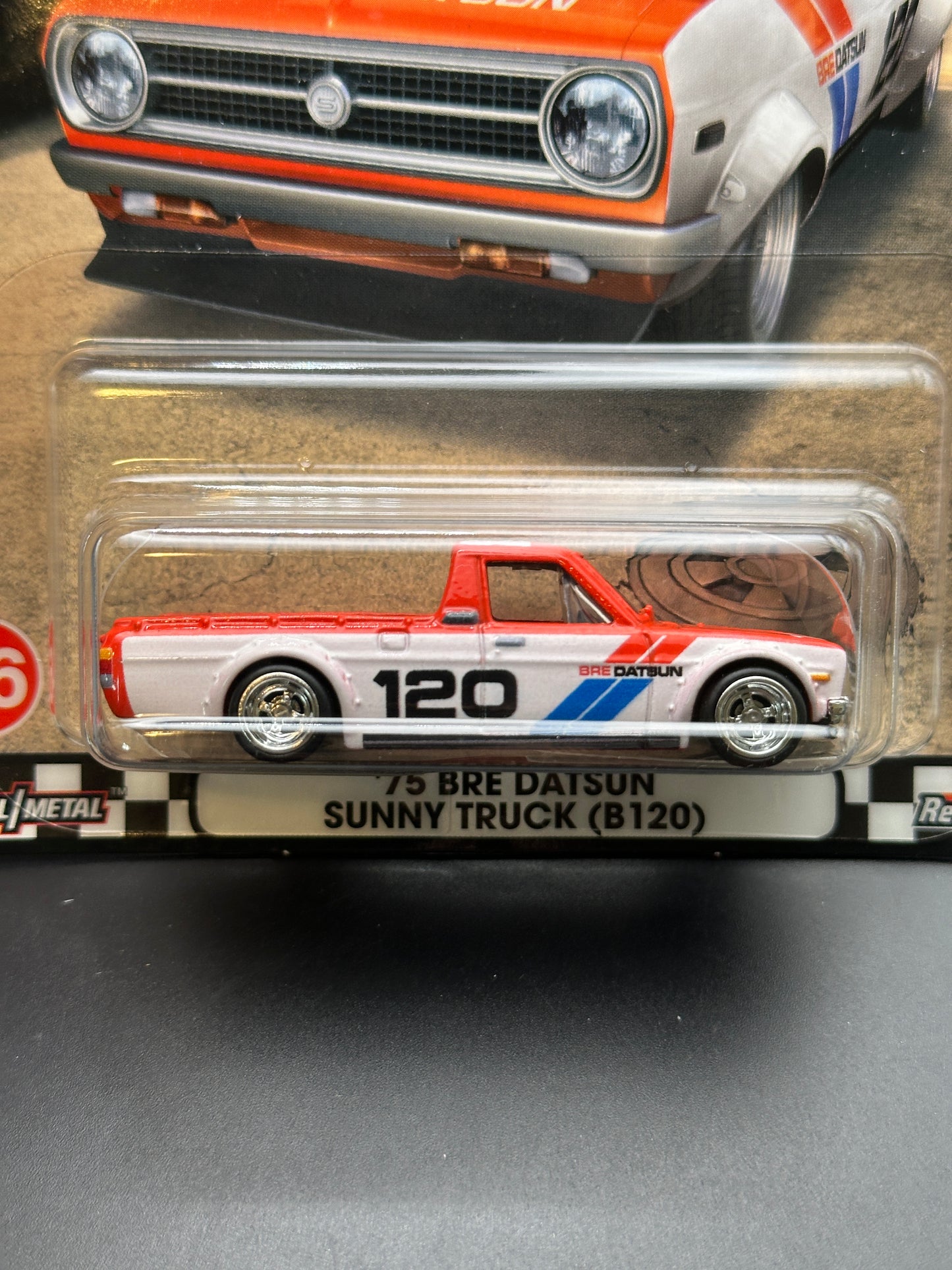 HOT WHEELS - 75 BRE DATSUN SUNNY TRUCK B120 (2022) - HW BOULEVARD #46