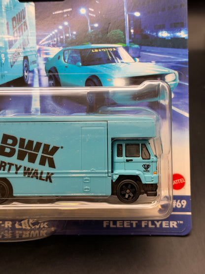 HOT WHEELS - NISSAN SKYLINE 2000GT-R / FLEET FLYER (2024) - TEAM TRANSPORT #69
