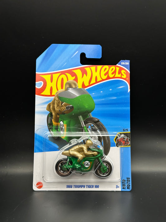 HOT WHEELS - 1966 TRIUMPH TIGER 100 - TREASURE HUNT (2025) - HW MOTO 5/5