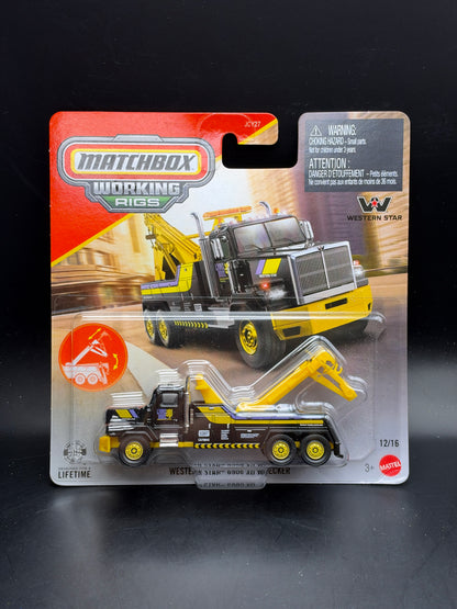 MATCHBOX WORKING RIGS - WESTERN STAR 6900 XD WRECKER - DIECAST