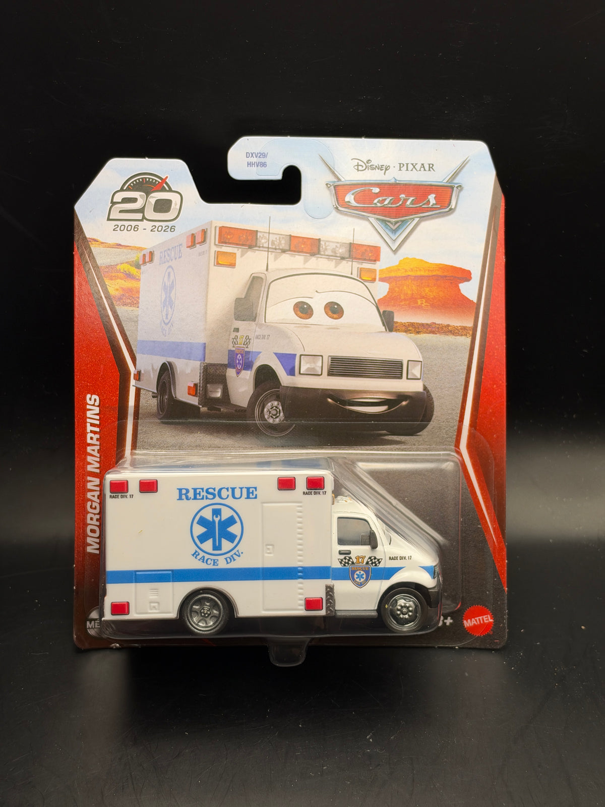 DISNEY PIXAR CARS 20th ANNIVERSARY - MORGAN MARTINS - DIECAST