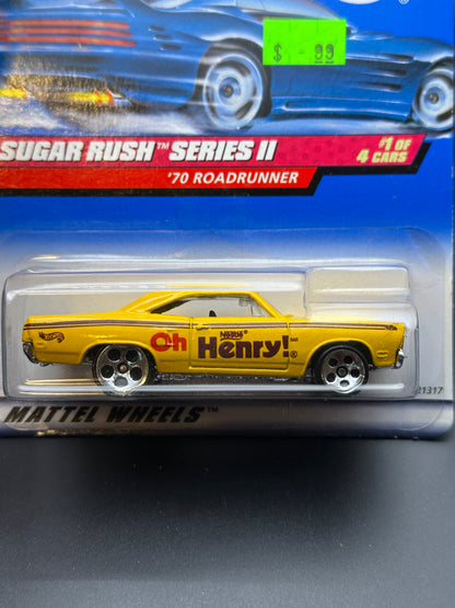 HOT WHEELS - 70 ROADRUNNER (1999) - HW SUGAR RUSH SERIES II 1/4