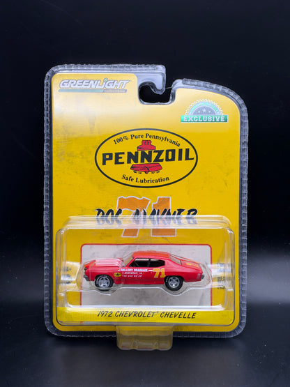 GREENLIGHT - 1972 CHEVROLET CHEVELLE - DOC MAYVER 71 - PENNZOIL