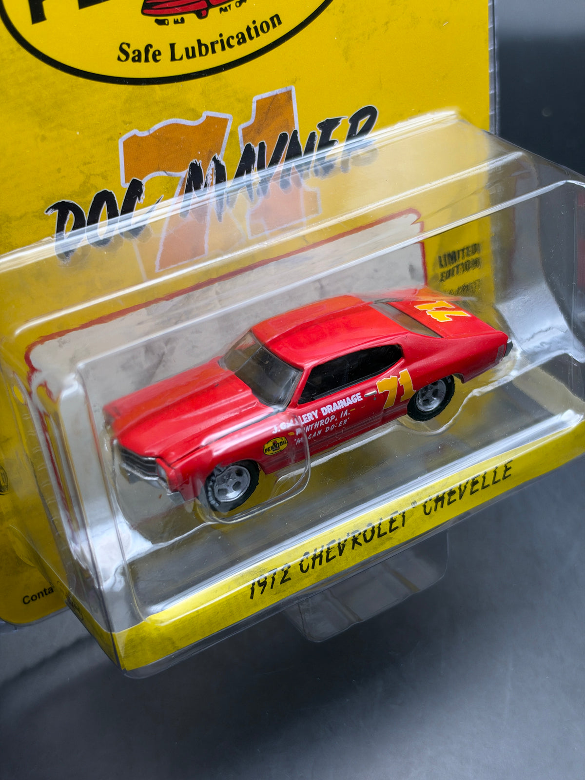 GREENLIGHT - 1972 CHEVROLET CHEVELLE - DOC MAYVER 71 - PENNZOIL