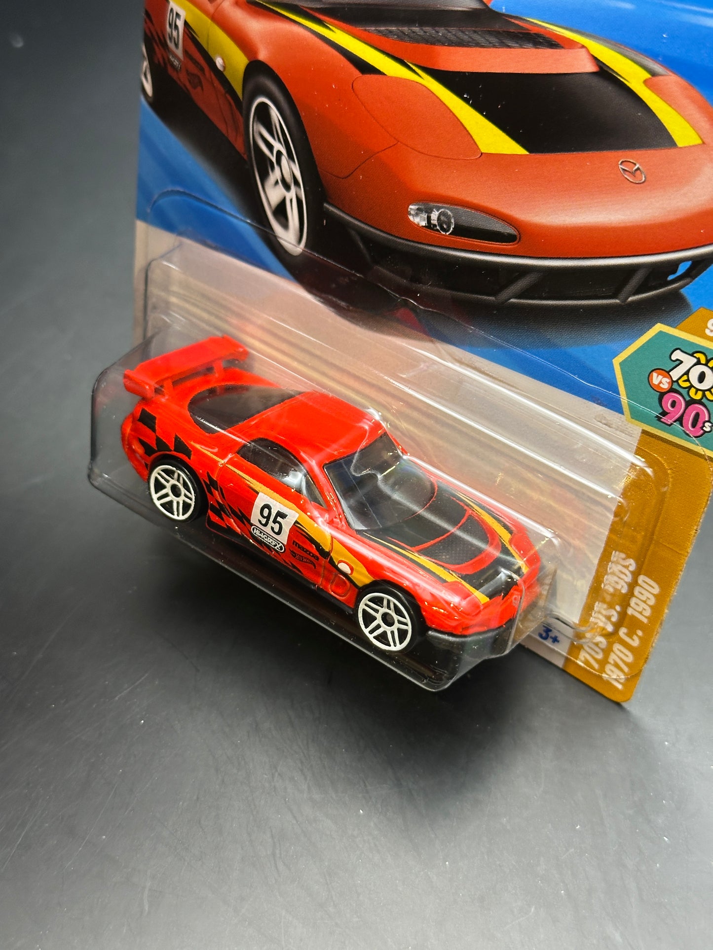 HOT WHEELS - 95 MAZDA RX7 DRIFT (2025) - HW 70s VS 90s 9/10