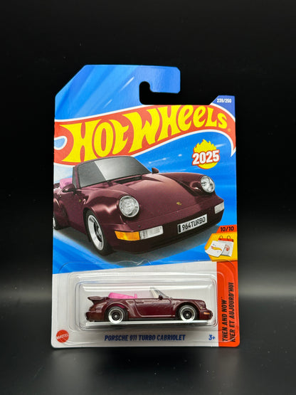 HOT WHEELS - PORSCHE 911 TURBO CABRIOLET (2025) - HW THEN AND NOW 10/10