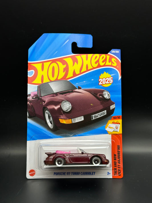 HOT WHEELS - PORSCHE 911 TURBO CABRIOLET (2025) - HW THEN AND NOW 10/10