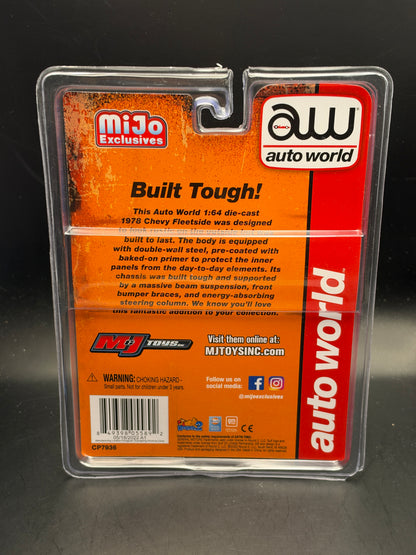 AUTO WORLD - 1978 CHEVY SILVERADO FLEETSIDE - 1/64 SCALE