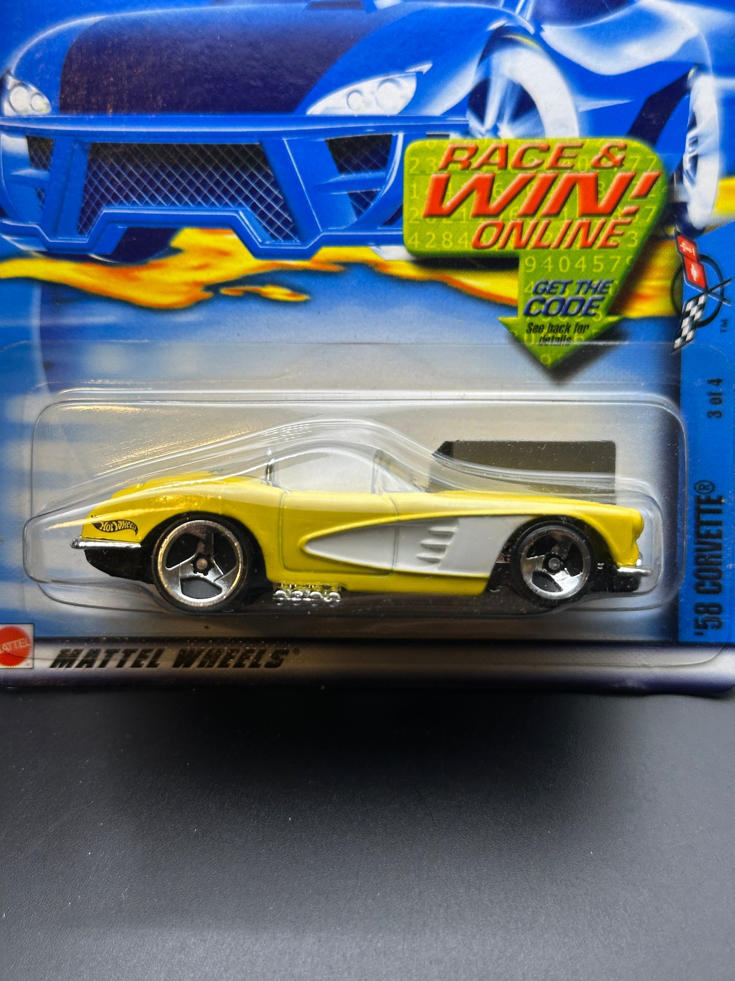 HOT WHEELS - 58 CORVETTE (2002) - HW CORVETTE SERIES 3/4