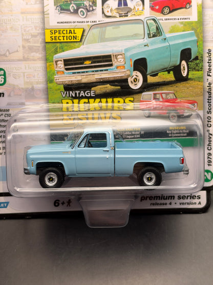 AUTO WORLD - 1979 CHEVY C10 SCOTTSDALE - HEMMINGS MOTOR NEWS - 1/64 SCALE