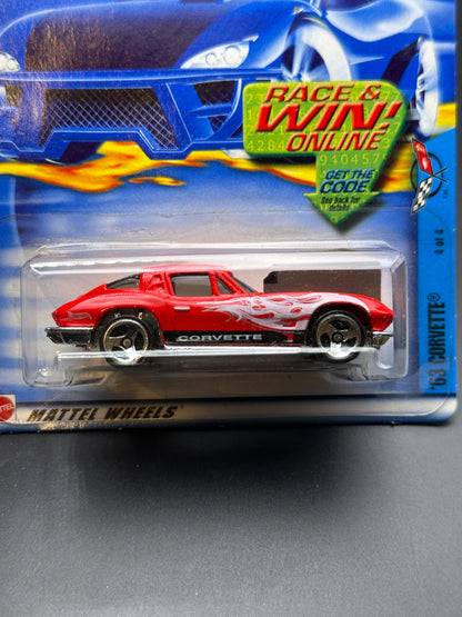 HOT WHEELS - 63 CORVETTE (2002) - HW CORVETTE SERIES 4/4