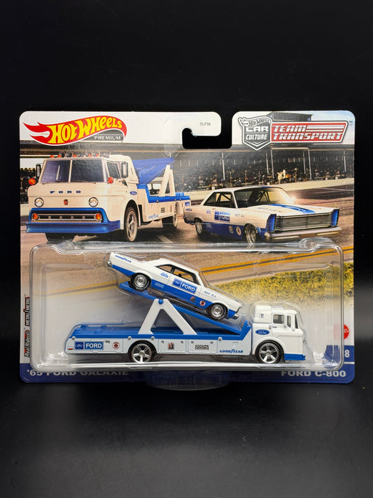 HOT WHEELS - 65 FORD GALAXIE / FORD C-800 (2022) - TEAM TRANSPORT #38