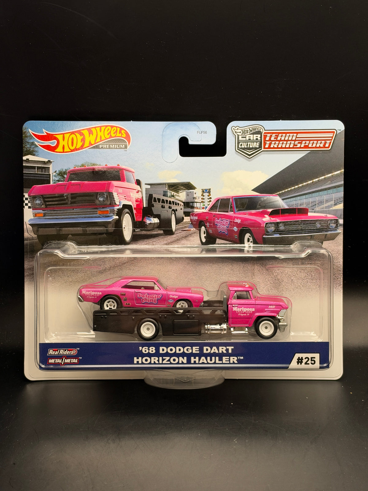 HOT WHEELS - 68 DODGE DART / HORIZON HAULER (2020) - TEAM TRANSPORT #25