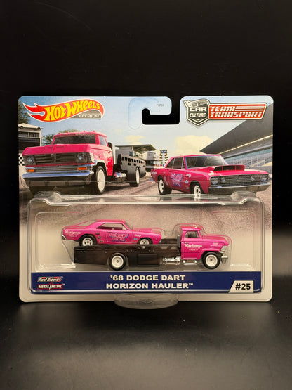 HOT WHEELS - 68 DODGE DART / HORIZON HAULER (2020) - TEAM TRANSPORT #25