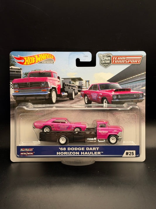 HOT WHEELS - 68 DODGE DART / HORIZON HAULER (2020) - TEAM TRANSPORT #25