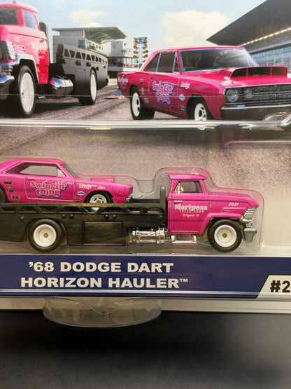 HOT WHEELS - 68 DODGE DART / HORIZON HAULER (2020) - TEAM TRANSPORT #25