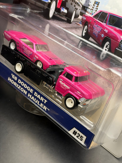 HOT WHEELS - 68 DODGE DART / HORIZON HAULER (2020) - TEAM TRANSPORT #25