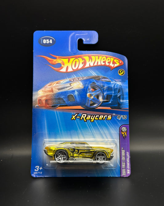 HOT WHEELS - 69 CHEVELLE (2005) - HW 2005 FIRST EDITIONS X RAYCERS 4/10