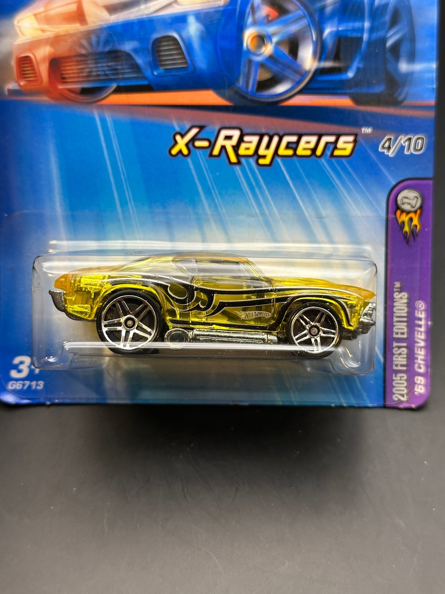 HOT WHEELS - 69 CHEVELLE (2005) - HW 2005 FIRST EDITIONS X RAYCERS 4/10