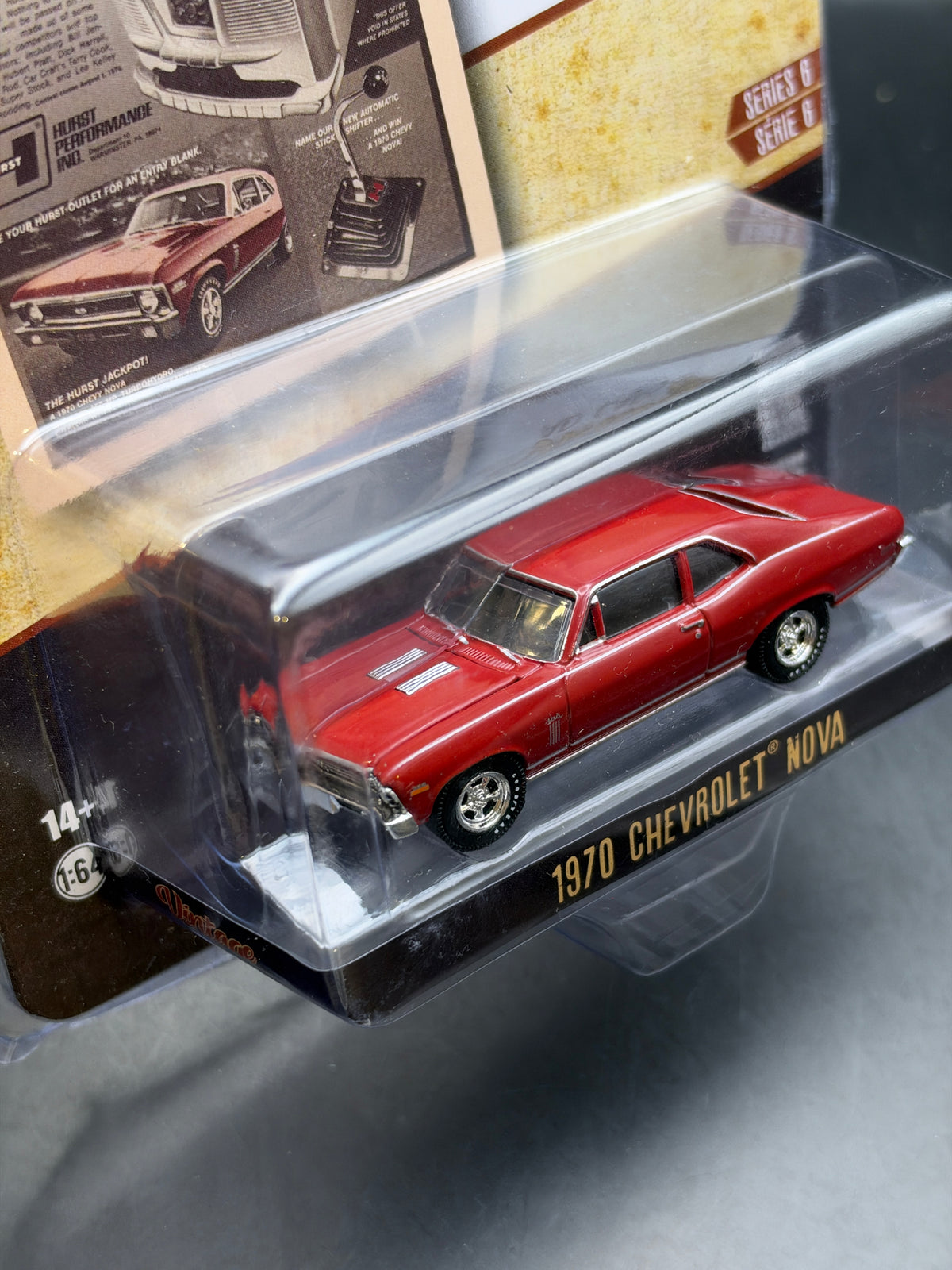 GREENLIGHT - 1970 CHEVROLET NOVA - HIT THE JACKPOT - VINTAGE AD CARS