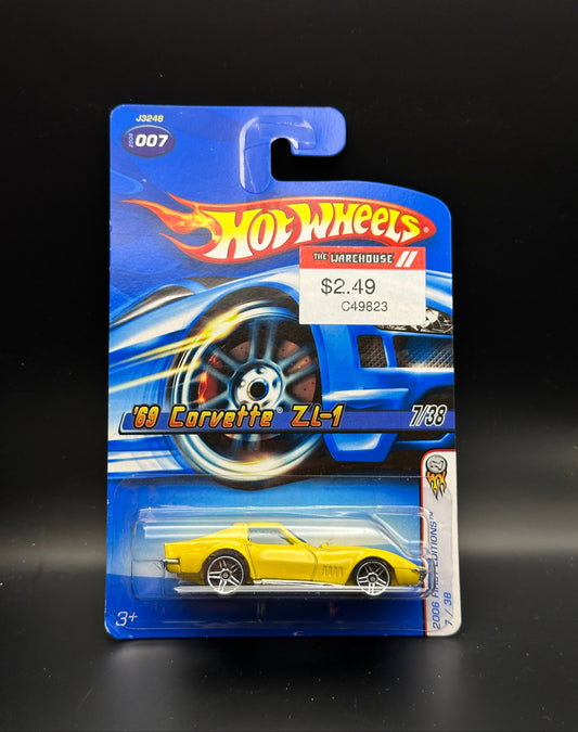 HOT WHEELS - 69 CORVETTE ZL-1 (2006) - HW 2006 FIRST EDITIONS 7/38