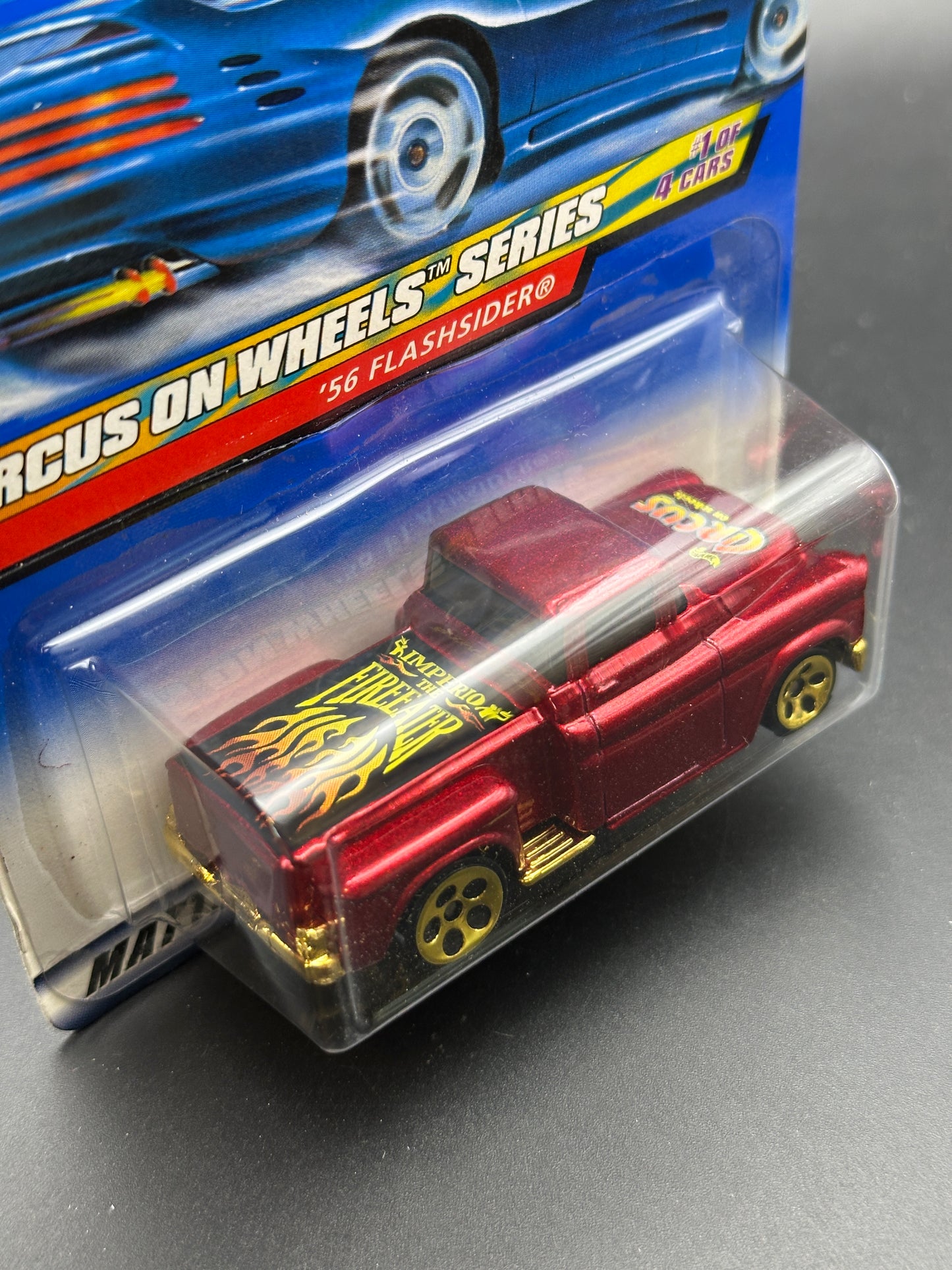 HOT WHEELS - 56 FLASHSIDER (2000) - HW CIRCUS ON WHEELS SERIES 1/4