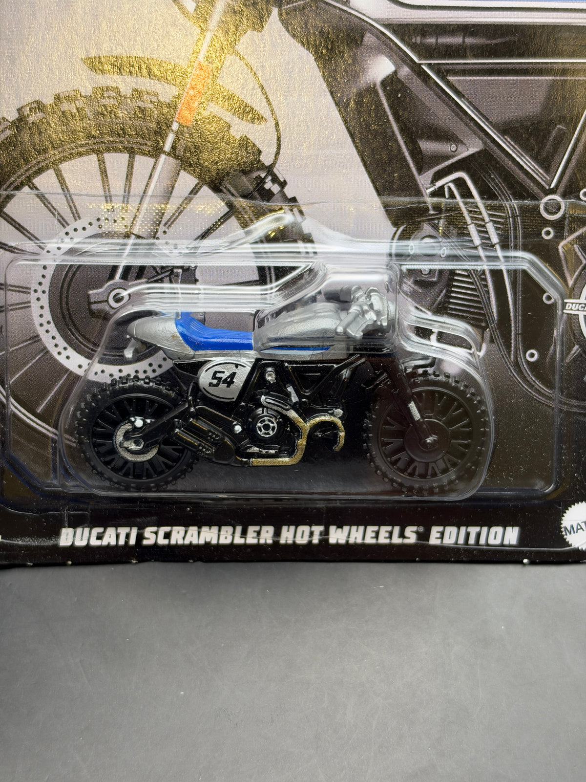 HOT WHEELS - DUCATI SCRAMBLER HOT WHEELS EDITION (2024) - SILVER SERIES - MOTORCYCLE CLUB SERIES 4/5