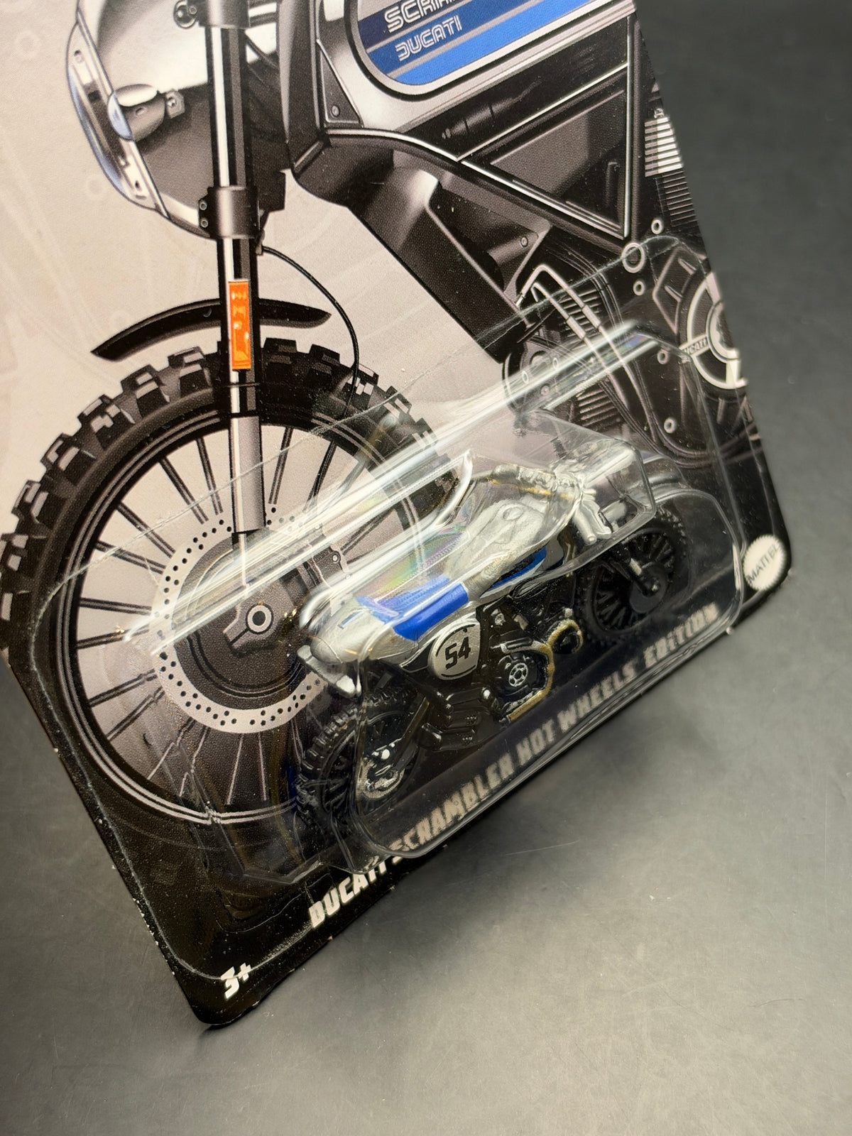 HOT WHEELS - DUCATI SCRAMBLER HOT WHEELS EDITION (2024) - SILVER SERIES - MOTORCYCLE CLUB SERIES 4/5