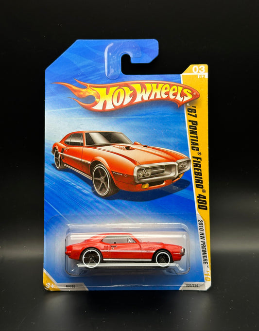 HOT WHEELS - 67 PONTIAC FIREBIRD 400 (2010) - HW 2010 PREMIER 3/52