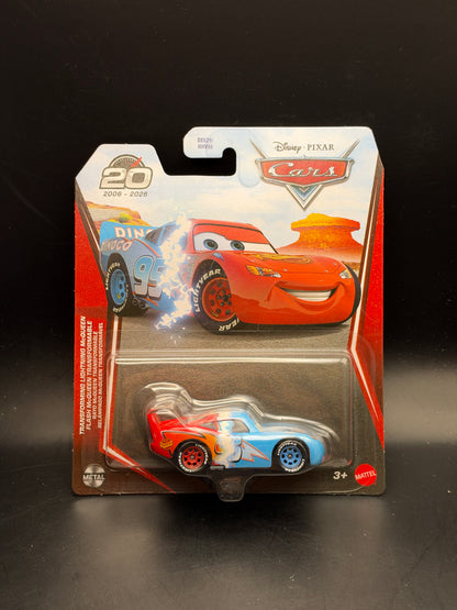 DISNEY PIXAR CARS 20th ANNIVERSARY - TRANSFORMING LIGHTNING MCQUEEN - CARS - DIECAST