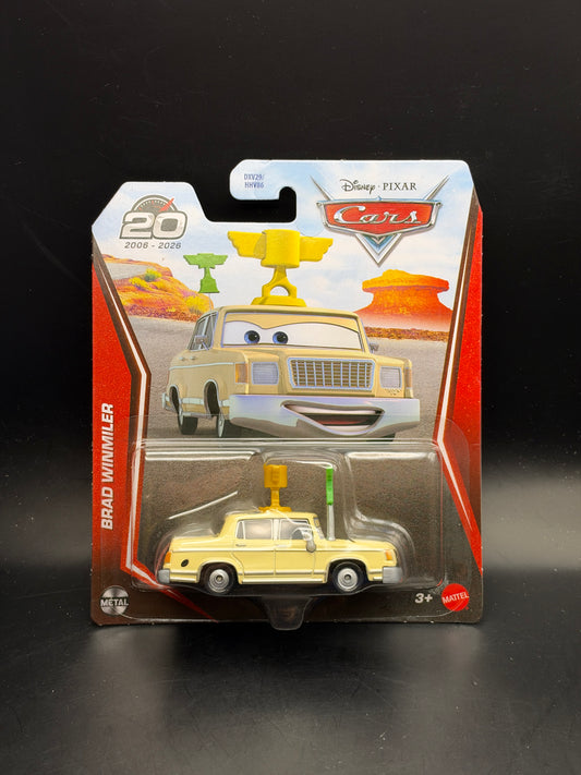 DISNEY PIXAR CARS 20th ANNIVERSARY - BRAD WINMILER - CARS - DIECAST
