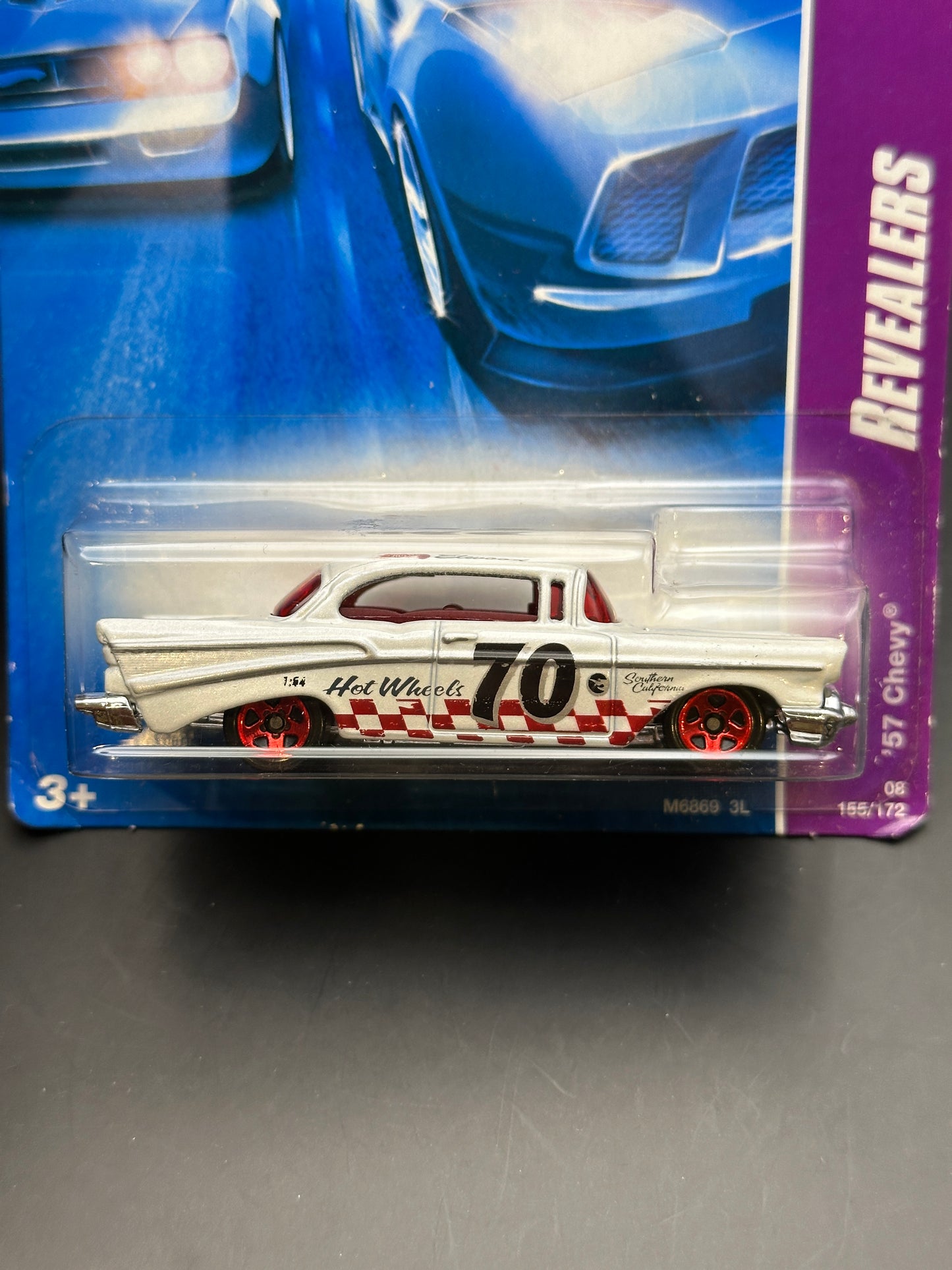HOT WHEELS - 57 CHEVY (2008) - HW TEAM ENGINE: REVEALERS 3/4