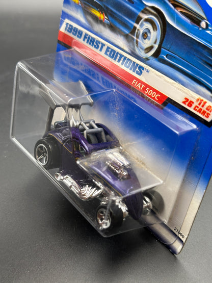 HOT WHEELS - FIAT 500C (1999) - HW 1999 FIRST EDITIONS 11/26
