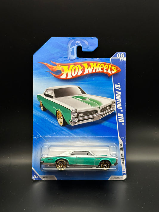 HOT WHEELS - 67 PONTIAC FIREBIRD GTO (2010) - HW FASTER THAN EVER 6/10