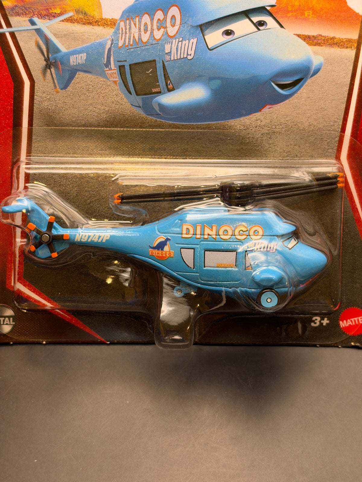 DISNEY PIXAR CARS 20th ANNIVERSARY - ROTOR TURBOSKY - DIECAST