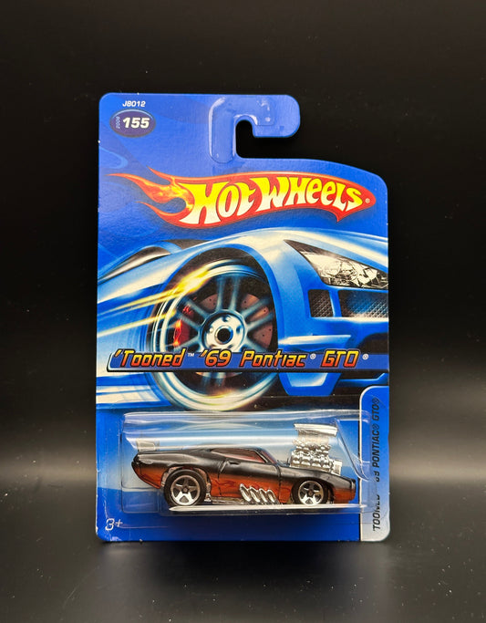 HOT WHEELS - TOONED 69’ PONTIAC GTO (2006) - HW MAINLINE #155