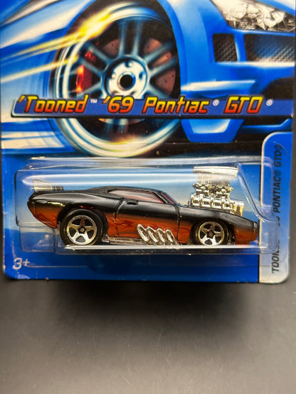 HOT WHEELS - TOONED 69’ PONTIAC GTO (2006) - HW MAINLINE #155
