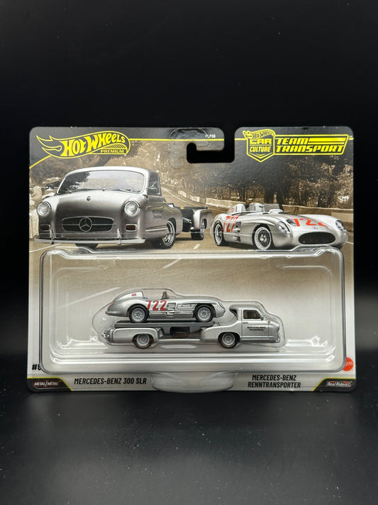 HOT WHEELS - MERCEDES-BENZ 300 SLR / MERCEDES-BENZ RENNTRANSPORTER (2026) TEAM TRANSPORT #89