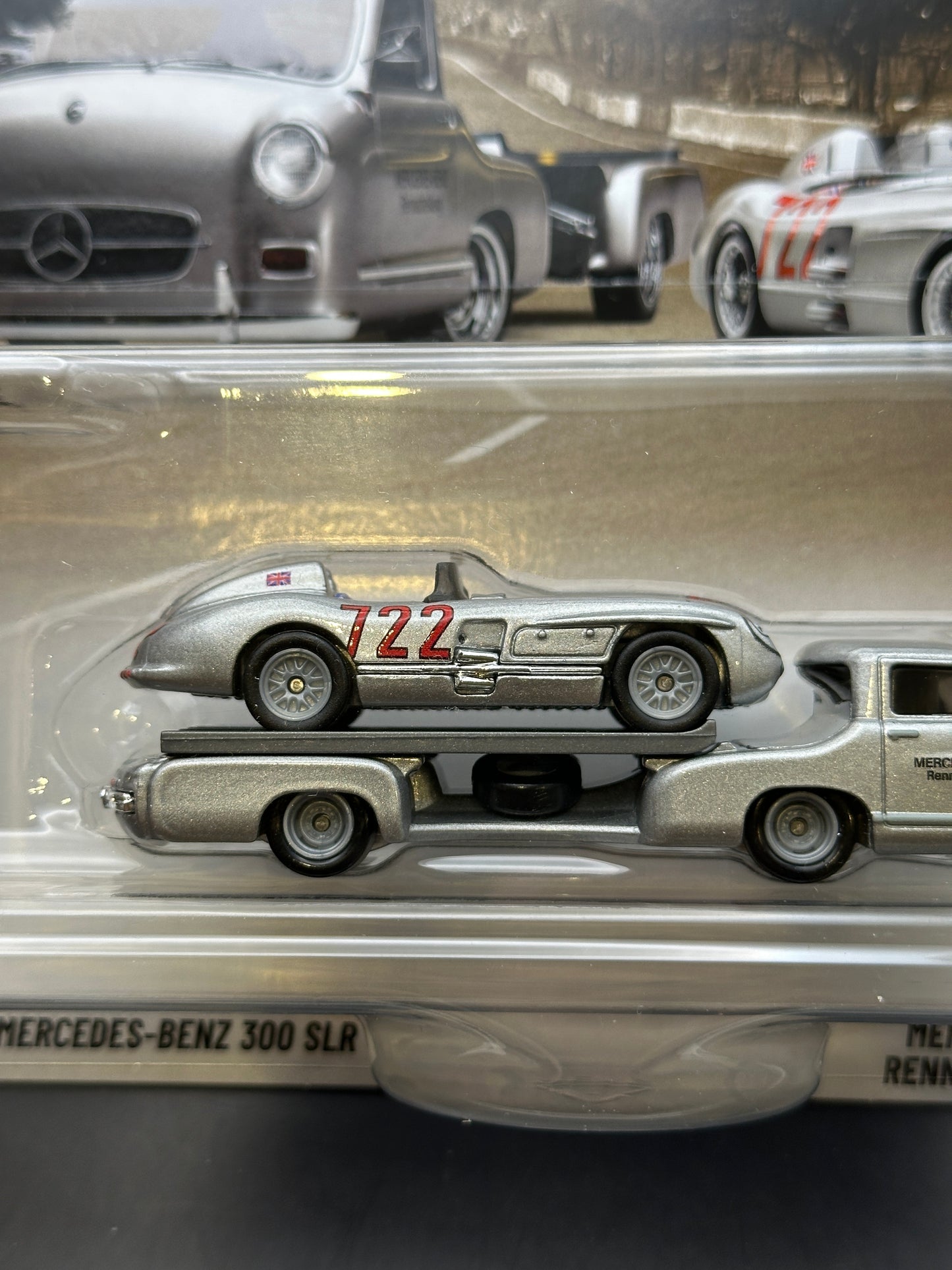 HOT WHEELS - MERCEDES-BENZ 300 SLR / MERCEDES-BENZ RENNTRANSPORTER (2026) TEAM TRANSPORT #89