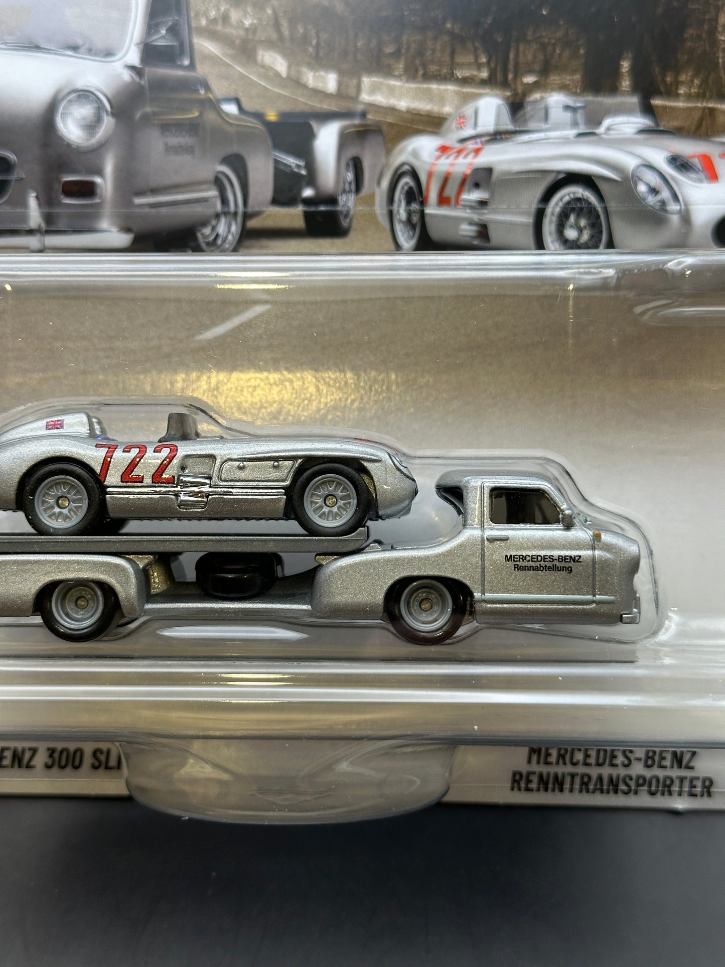 HOT WHEELS - MERCEDES-BENZ 300 SLR / MERCEDES-BENZ RENNTRANSPORTER (2026) TEAM TRANSPORT #89