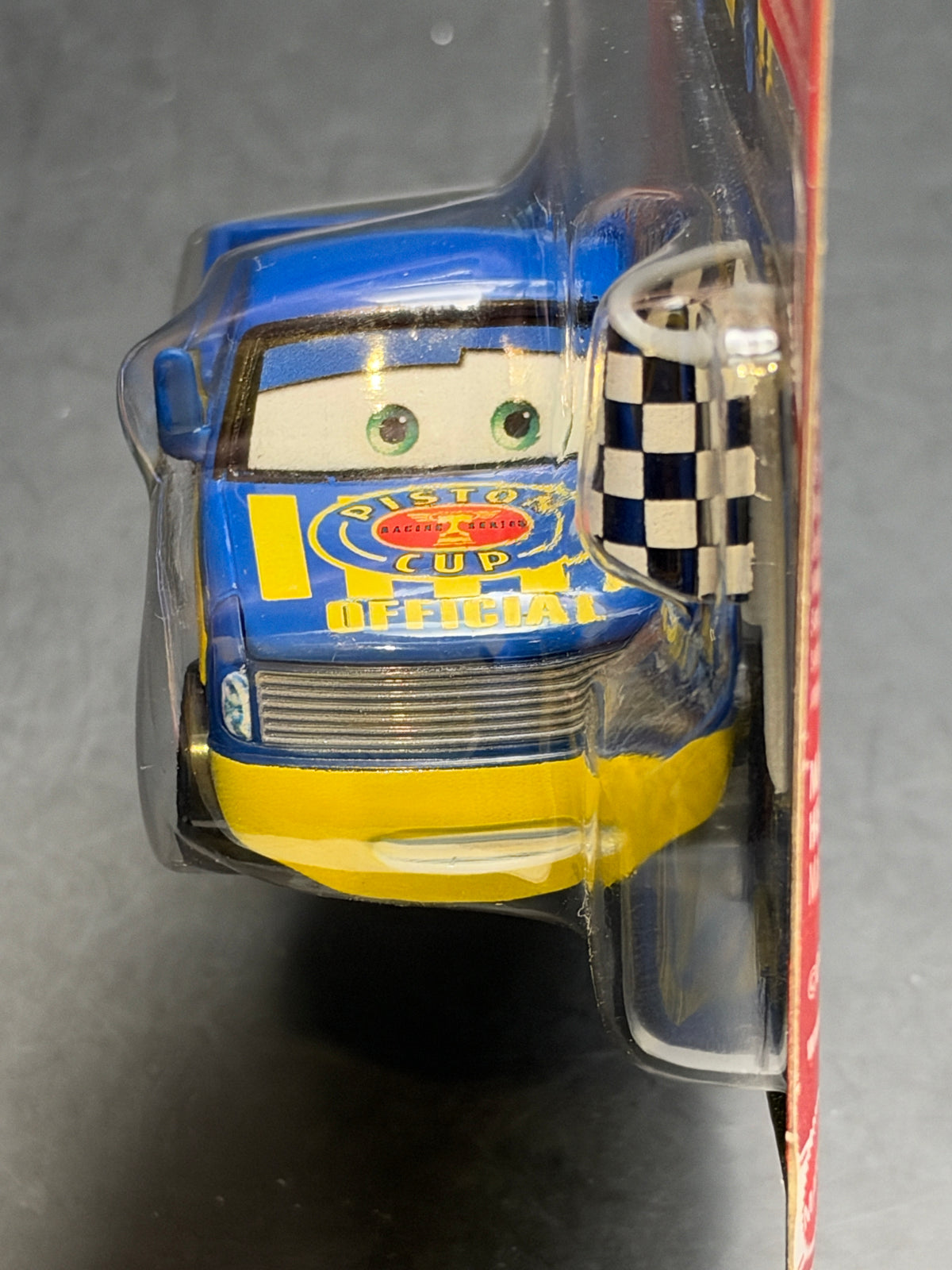 DISNEY PIXAR CARS 20th ANNIVERSARY - DEXTER HOOVER WITH CHECKERED FLAG - DIECAST