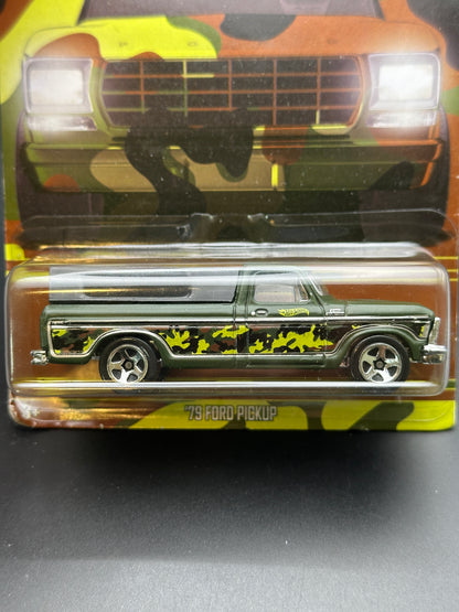 HOTWHEELS - 79 FORD PICKUP (2015) - CAMOUFLAGE SERIES 1/6