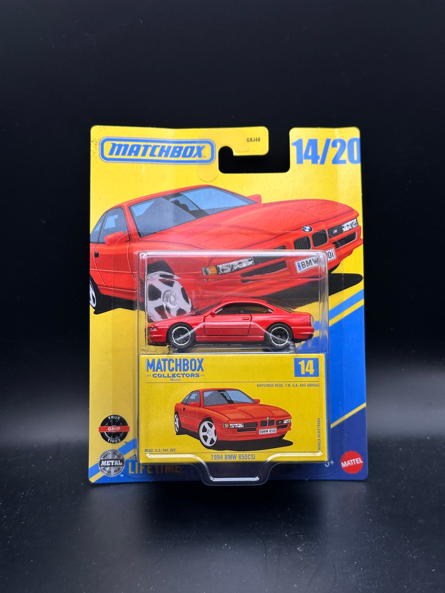 MATCHBOX COLLECTORS - 1994 BMW 850CSi - 14/20 - DIECAST