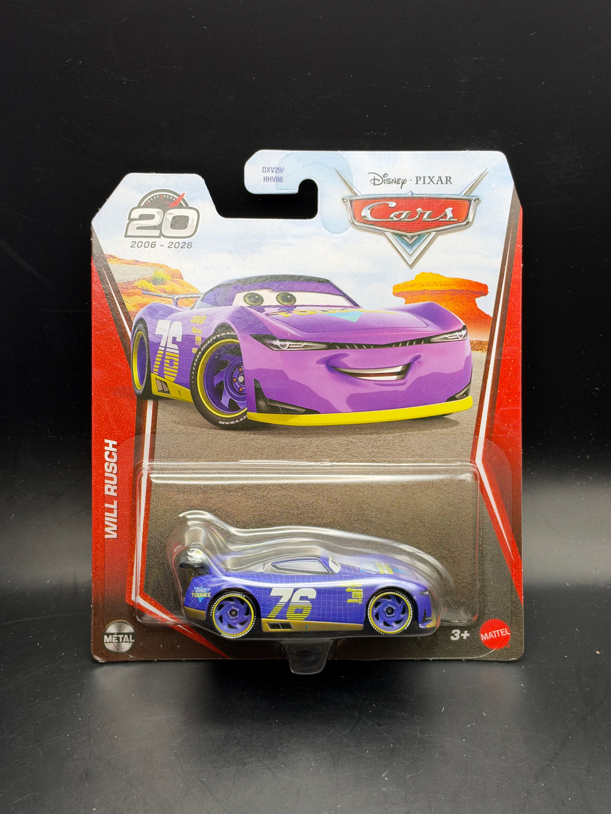 DISNEY PIXAR CARS 20th ANNIVERSARY - WILL RUSCH - DIECAST