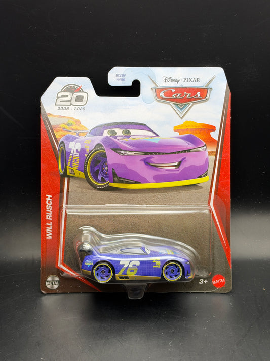 DISNEY PIXAR CARS 20th ANNIVERSARY - WILL RUSCH - DIECAST